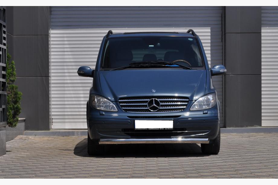 Mercedes Vito W639 2004–2014 Voorbumperbescherming ST008 (RVS) Foto 4