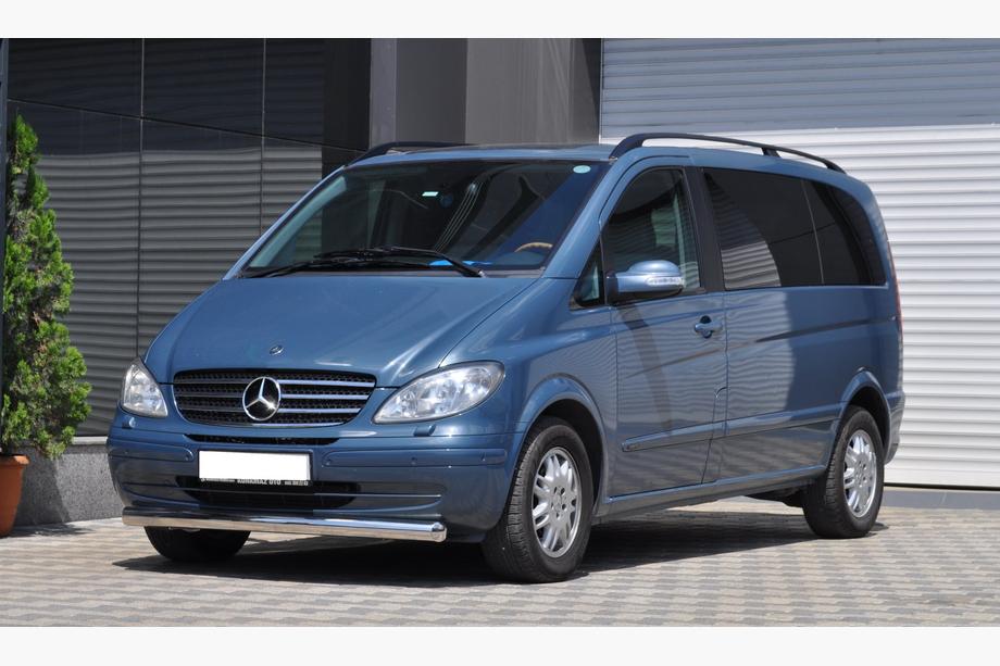 Mercedes Vito W639 2004–2014 Voorbumperbescherming ST008 (RVS) Foto 2