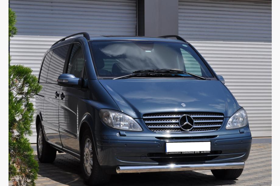 Mercedes Vito W639 2004–2014 Voorbumperbescherming ST008 (RVS) Foto 3