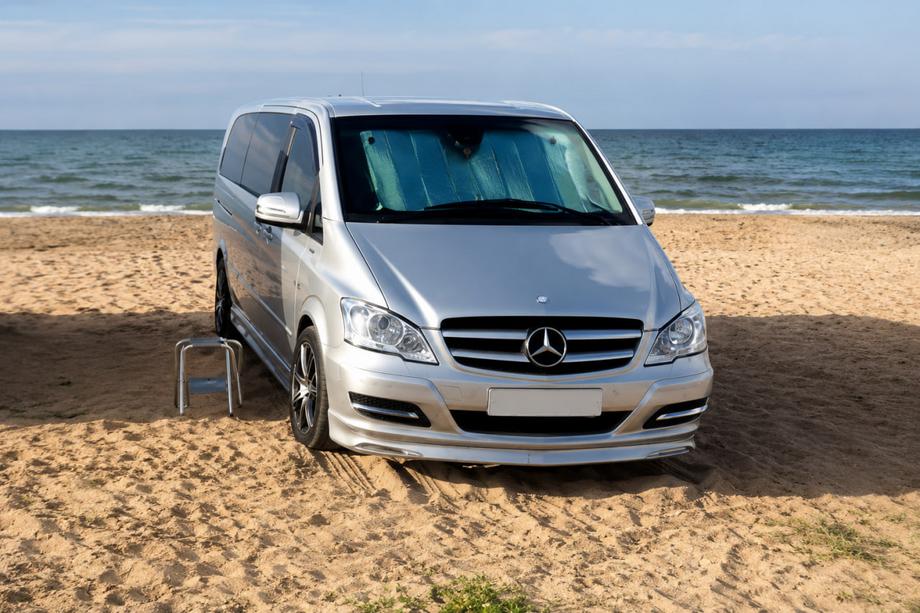 Mercedes Vito W639 2004–2014 Bumperlip BRB V1 (spuitklaar) Bouwjaar 2004-2010 Image