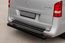 Mercedes Vito/V-klasse W447 2014– Achterbeugel Moonlight (aluminium) Zwart foto 2