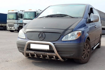 Mercedes Viano 2004–2014 Bullbar WT003/004 (RVS) 60 mm, zonder opschrift foto 1