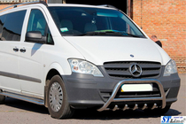 Mercedes Viano 2004–2014 Bullbar WT003/004 (RVS) 60 mm, zonder opschrift foto 2