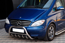 Mercedes Viano 2004–2014 Bullbar WT003/004 (RVS) 60 mm, zonder opschrift foto 7