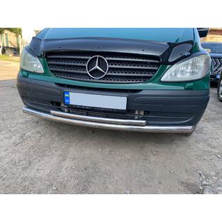 Voorbeschermbeugel ST014 (RVS) Mercedes Viano 2004–2014 foto 3