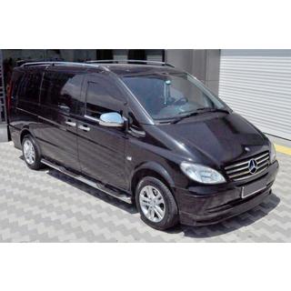Sidebars BB002 (2 stuks, RVS) Mercedes Viano 2004–2014 foto 1