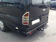 Mercedes Sprinter W901/902/903/904/905 1995–2006 RVS achterlichtcovers (2 st.) OmsaLine - Italiaans roestvrij staal foto 1