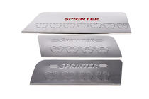 Mercedes Sprinter W906 2006–2018 Carmos V4 RVS instaplijsten interieur (set 3 stuks) foto 2