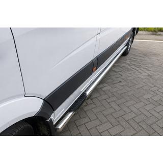 Sidebars (2 stuks, RVS) Mercedes Sprinter W906 2006–2018 foto 1