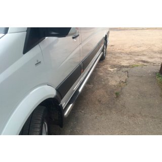 Sidebars (2 stuks, RVS) Mercedes Sprinter W906 2006–2018 foto 2