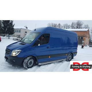 Premium side steps (2 st., RVS) Mercedes Sprinter W906 2006–2018 foto 4