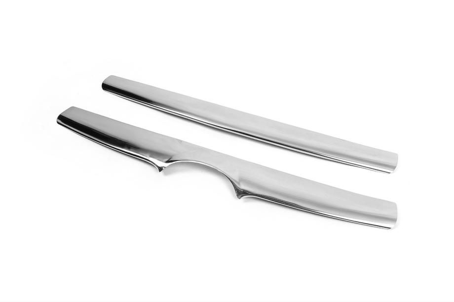 Hyundai Santa Fe 2 2006–2012 RVS grille sierlijst (2006-2010, 2-delig) Foto 4