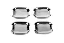 Mercedes E-class W210 1995–2002 Chromen deurgreepkom-afdekkappen (set van 4) Gepolijst roestvrij staal foto 1