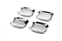 Mercedes E-class W210 1995–2002 Chromen deurgreepkom-afdekkappen (set van 4) Gepolijst roestvrij staal foto 2