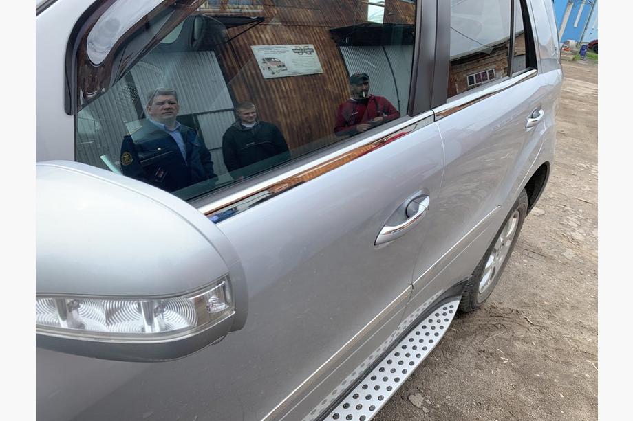 Mercedes ML W164 2005–2011 Buiten raamomlijsting set (4-delig, RVS) Carmos - Turks staal Foto 2