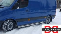Volkswagen Crafter 2006–2016 Premium side steps (2 st., RVS) foto 6
