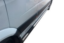 Volkswagen Crafter 2006–2016 Sidebars (set van 2, RVS) Ø60, middellange wielbasis foto 5