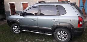 Hyundai Tucson JM 2004– Deurgreep covers (set 4 stuks, RVS) foto 3