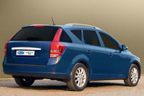 Kia Ceed 2007–2012 Sierlijst boven kentekenplaat (SW, RVS) foto 2