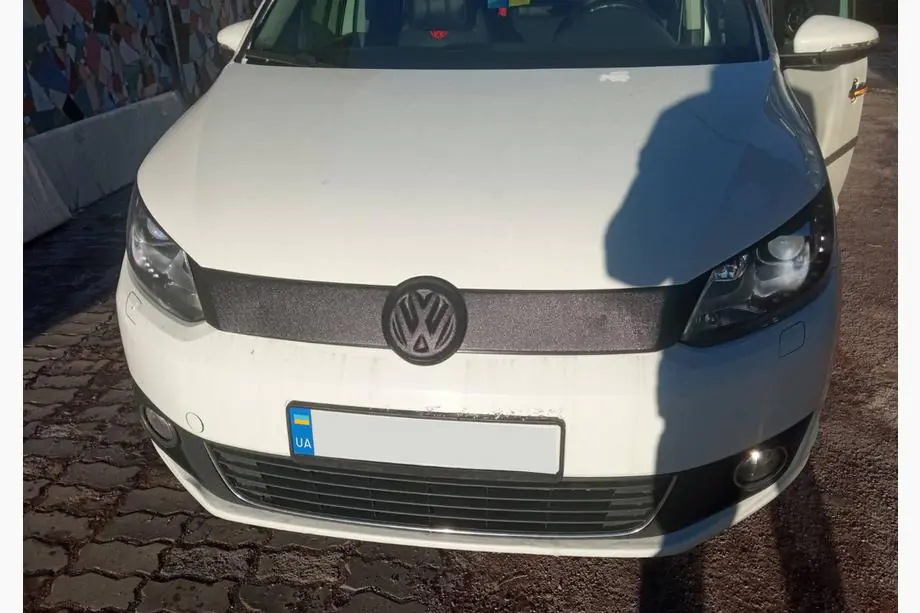 Volkswagen Caddy 2010–2015 Winterafdekking voor grille (bovenste) Image