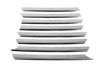 Volkswagen T4 Transporter 1990–2003 Grille sierlijsten rechte motorkap (8 stuks, RVS) foto 3