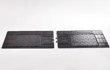 Volkswagen T4 Transporter 1990–2003 Achterste rubber automatten (2 stuks, Stingray) foto 2