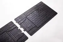 Volkswagen T4 Transporter 1990–2003 Achterste rubber automatten (2 stuks, Stingray) foto 4