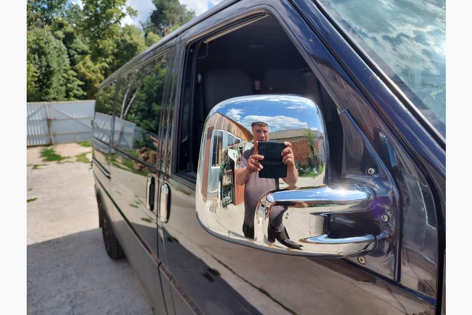 Volkswagen T4 Caravelle/Multivan 1990–2003 Spiegelkappen (2 st., kunststof) OmsaLine - Turks kunststof Foto 3
