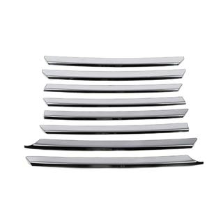 RVS sierlijsten voor grille Kosoyu kapot (8 stuks) Volkswagen T4 Caravelle/Multivan 1990–2003 foto 4