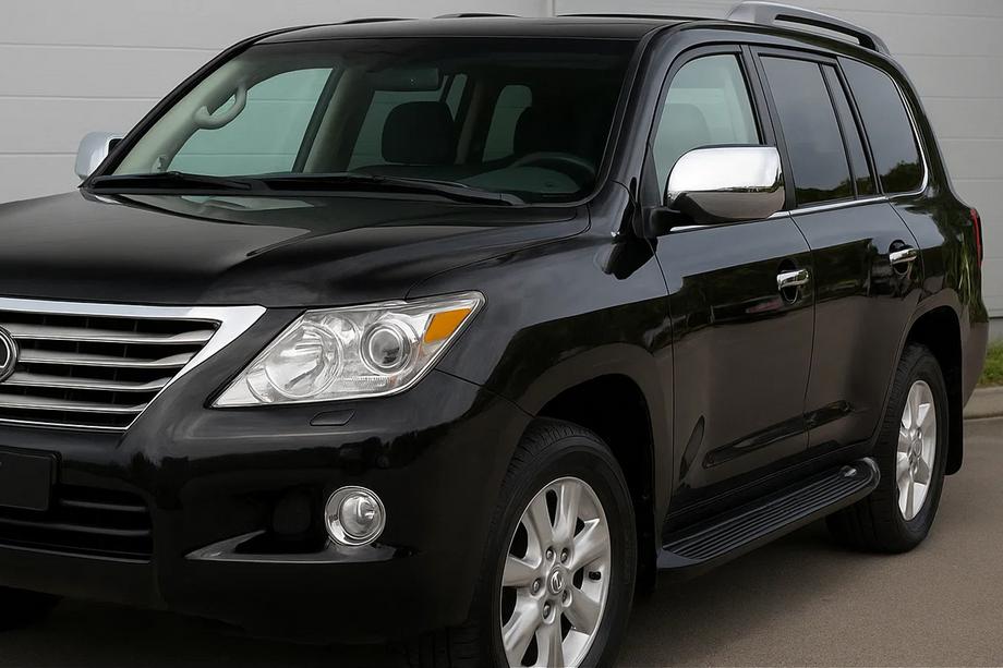 Lexus LX570/450d 2008–2022 Spiegelkappen (2008-2012, 2 st., RVS) Image