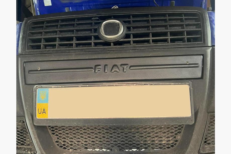 Fiat Doblo I 2005–2010 Middelste winterafdekking voor de grille Mat Image