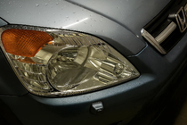 Honda CRV 2001–2006 Koplampranden (2 stuks, kunststof) 2001-2003 foto 1