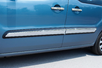 Citroen Berlingo 2008–2018 RVS deurstrips (4 st.) Carmos - Turks staal foto 1