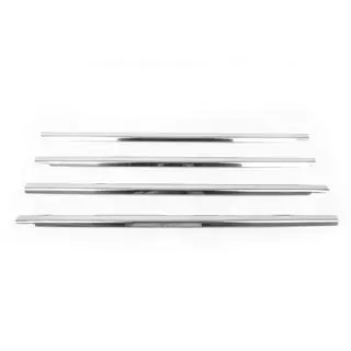 Raamomlijsting (4 stuks, RVS) Land Rover Discovery II 1998–2004 foto 3