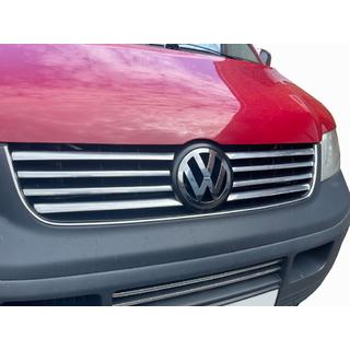 Sierstrips voor grille (8 stuks, RVS) Volkswagen T5 Transporter 2003–2010 foto 1