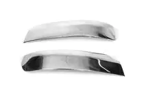 Volkswagen T5 Transporter 2003–2010 Bumperhoekbeschermers voor voorbumper (2 st., RVS) foto 2