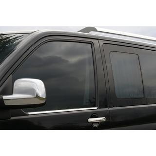 Raamomlijsting (2 stuks, RVS) Volkswagen T5 Transporter 2003–2010 foto 1
