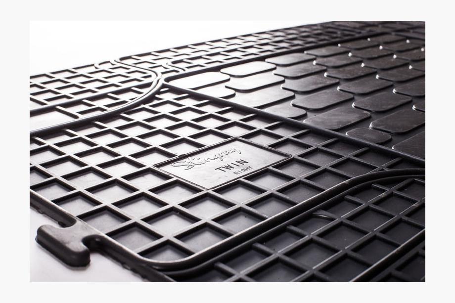 Volkswagen T5 Transporter 2003–2010 Achterste rubber automatten (2 stuks, Stingray) Foto 5