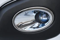 Nissan Qashqai 2010–2014 Mistlampomlijsting met uitsparing (set van 2, kunststof) foto 3