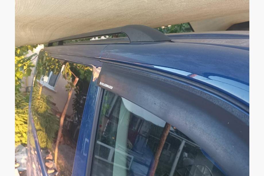 Volkswagen T5 Transporter 2003–2010 Zwarte dakrails Lange wielbasis, metalen voetjes Foto 19