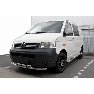 Voorbeschermbeugel ST014 (RVS) Volkswagen T5 Transporter 2003–2010 foto 1