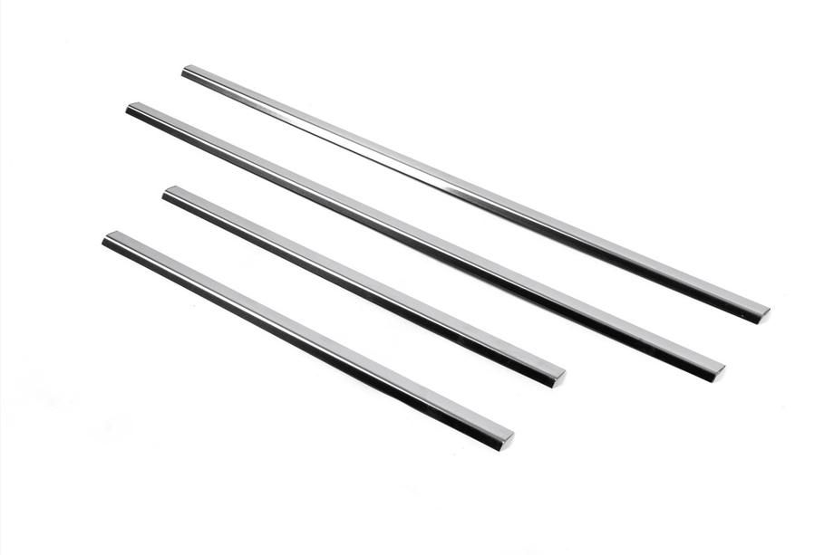 Nissan Pathfinder R51 2005–2014 Raamomlijsting (4 stuks, RVS) Foto 3