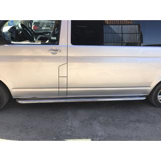 Premium side steps (2 st., RVS) Volkswagen T5 Transporter 2003–2010 foto 3