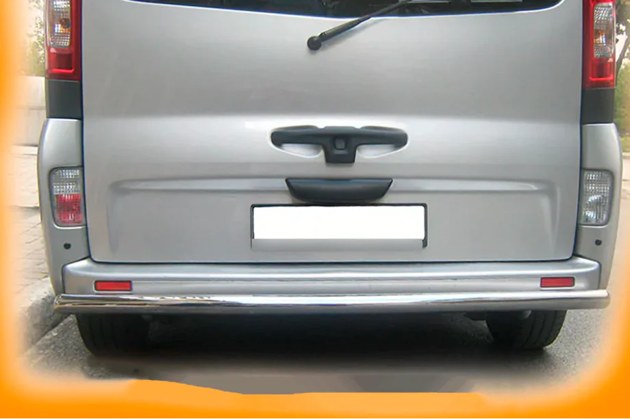Nissan Primastar 2002–2014 Achterbeschermbeugel AK002 (RVS) Foto 4