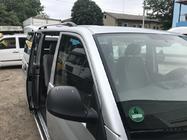 Volkswagen T5 Multivan 2003–2010 Chromen dakrails Lange wielbasis, kunststof voetsteunen foto 2