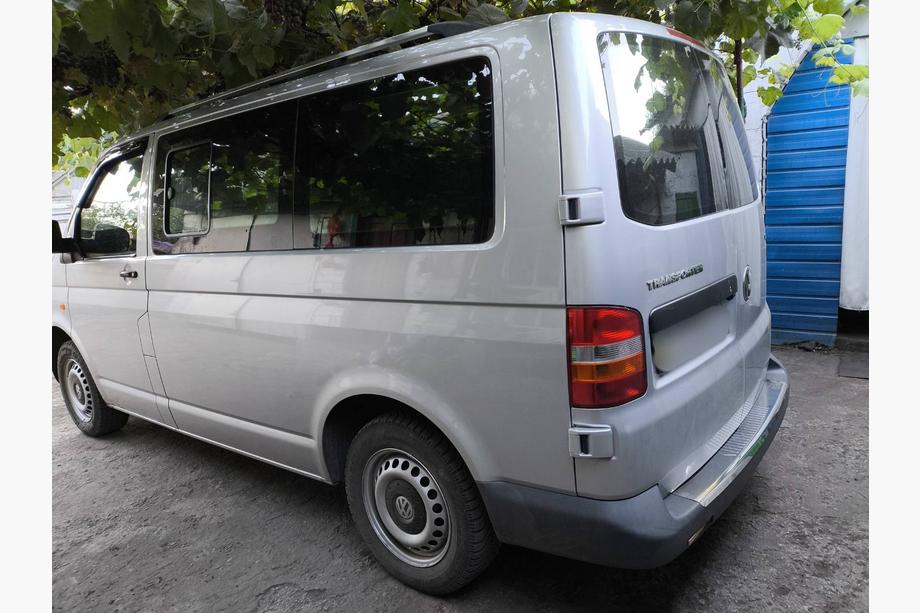 Volkswagen T5 Multivan 2003–2010 Chromen dakrails Foto 12