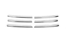 Volkswagen T5 Caravelle 2004–2010 RVS sierlijsten voor grille (6-delig) foto 2