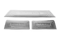 Volkswagen T5 Caravelle 2004–2010 RVS instaplijsten voor binnenzijde (Omsa) foto 2