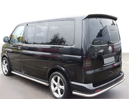 Volkswagen T5 Caravelle 2004–2010 Achterbeschermbeugel hoekmodel AK005 (RVS) foto 2