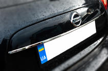 Nissan Juke 2010–2019 Chromen strip boven kenteken (RVS) OmsaLine - Italiaans roestvrij staal foto 2
